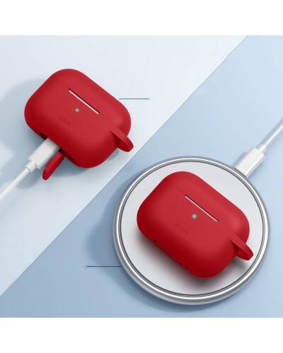 Etui do AirPods Pro 1/2 gen. ESR Bounce - czerwone - zdjęcie 3