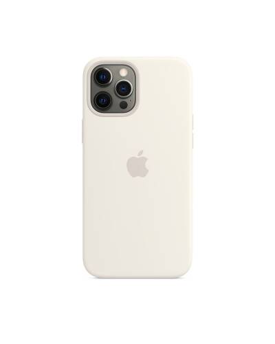 Etui do iPhone 12 Pro Max Apple Silicone Case z MagSafe - białe - zdjęcie 1