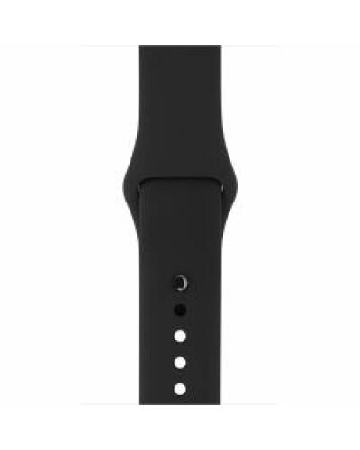 Pasek do Apple Watch 42/44mm Apple silicone  - czarny - zdjęcie 1