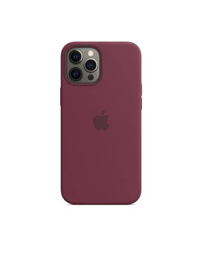 Etui do iPhone 12 Pro Max Apple Silicone Case z MagSafe - śliwkowe - zdjęcie 1
