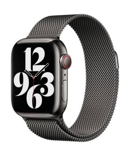 Branzoleta mediolańska Apple ze stali nierdzewnej do Apple Watch 38/40/41 mm - grafitowa - zdjęcie 2