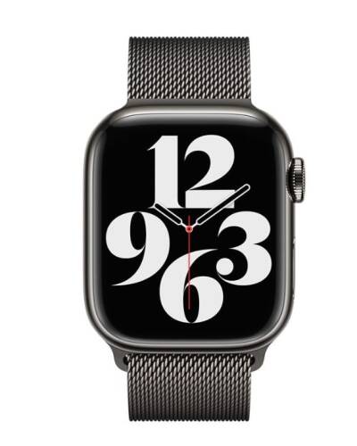 Branzoleta mediolańska Apple ze stali nierdzewnej do Apple Watch 38/40/41 mm - grafitowa - zdjęcie 3