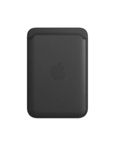 Apple skórzany portfel z MagSafe - czarny - zdjęcie 1