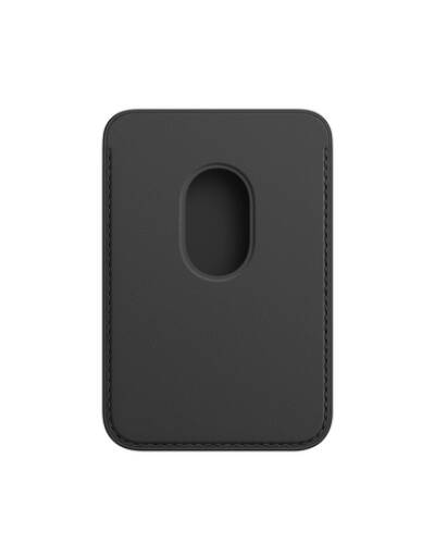 Apple skórzany portfel z MagSafe - czarny - zdjęcie 2