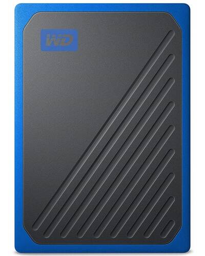 Dysk zewnętrzny - WD My Passport Go SSD 500GB USB Niebieski - zdjęcie 1