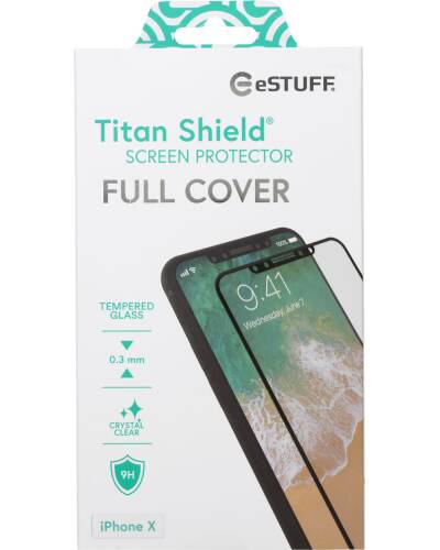 Szkło hartowane do iPhone 11 Pro/X/XS  eSTUFF Full Cover - zdjęcie 1