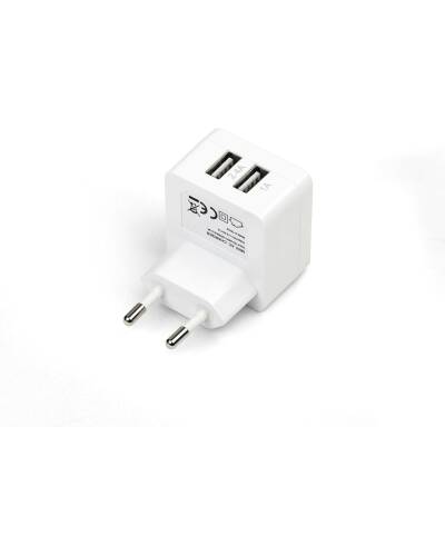 eSTUFF Ladowarka domowa 2 USB EU  - zdjęcie 1