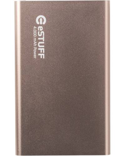 Bateria zewnętrzna eSTUFF Power Bank 4.000 mAh - różowa - zdjęcie 1