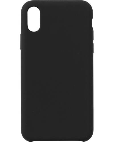 Etui do iPhone X/Xs eStuff Silicone Case - czarne - zdjęcie 1