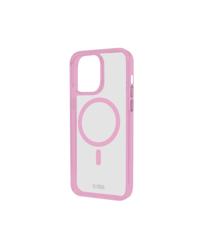 RZESZÓW Etui do iPhone 15 Pro SBS Mag Frame - różowe 8018417480010 - zdjęcie 1