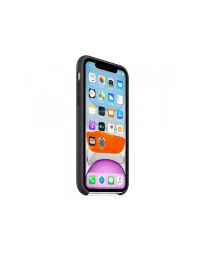 Etui do iPhone 11 Apple Silicone Case - Czarne  - zdjęcie 2