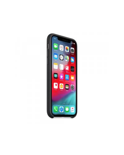 Etui do iPhone X/Xs Apple Silicone Case - czarne  - zdjęcie 2