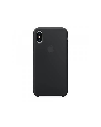 Etui do iPhone X/Xs Apple Silicone Case - czarne  - zdjęcie 3