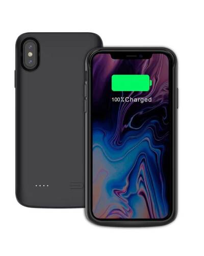 Etui z baterią do iPhone X/Xs Tech-Protect  6000mAh - czarne  - zdjęcie 1