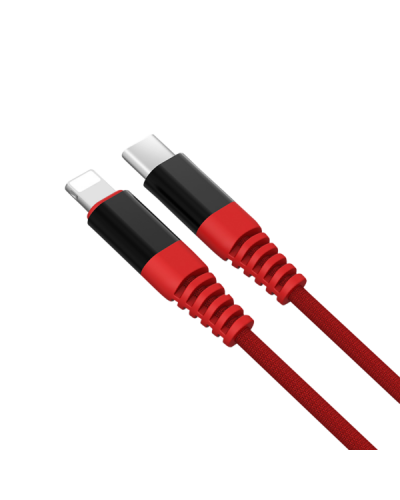 Przewód do iPad Unitek USB-C/Lightning - czerwony - zdjęcie 3