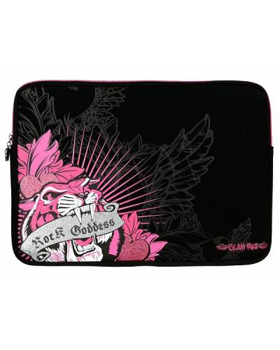 Torba do Laptopa 15.6 GlamRox - czarno - różowa  - zdjęcie 1