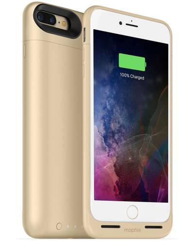 Etui z baterią 2420mAh do iPhone 6/6s/7/8 plus Mophie Juice Pack Air - złote - zdjęcie 1