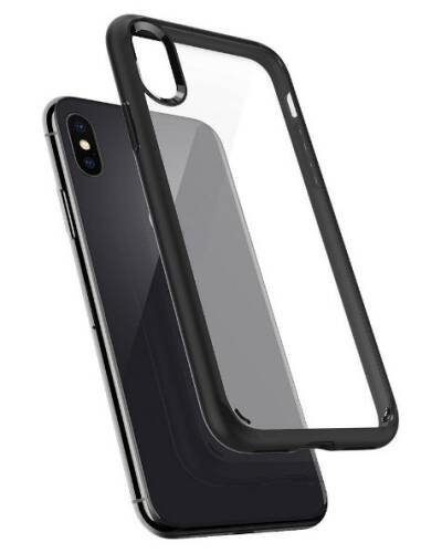 Etui iPhone X SPIGEN SGP Ultra Hybrid Matte - czarne  - zdjęcie 2