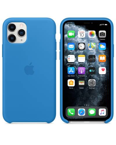 Etui do iPhone 11 Pro Apple Silicone Case błękitna fala - zdjęcie 3
