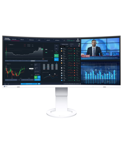 Monitor 37,5'' EIZO FlexScan EV3895 3840 x 1600 4K/UW - biały - zdjęcie 1