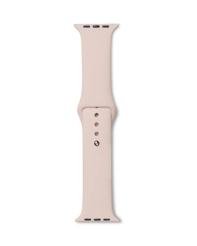 Pasek do Apple Watch 42/44/45/49 mm eStuff Silicone - Piaskowy róż - zdjęcie 1