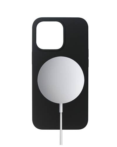 Etui do iPhone 13 Pro Max eSTUFF Silicone Magsafe - czarne - zdjęcie 3