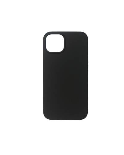 Front Etui do iPhone 13 eSTUFF Silicone Case - czarne - zdjęcie 1