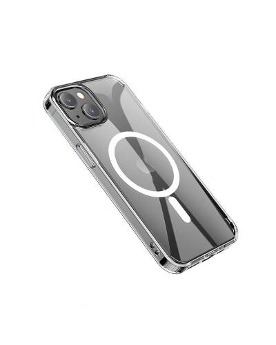 Etui do iPhone 13 mini eSTUFF Magnetic - Przeźroczyste   - zdjęcie 1