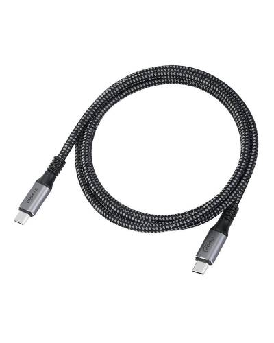 Kabel eSTUFF USB4 C - C 40Gbps 1.2m - Szary - zdjęcie 4
