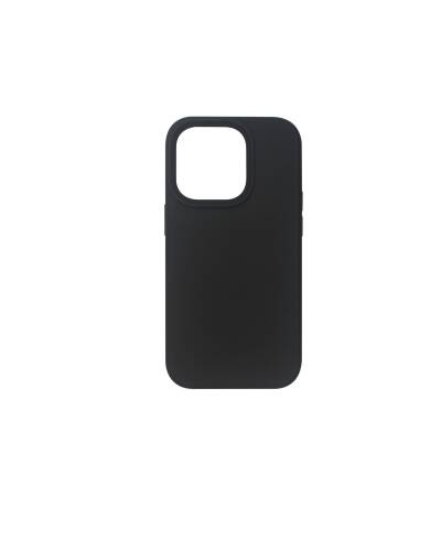 Etui do iPhone 14 Pro eSTUFF Magnetic Silicone - czarne  - zdjęcie 1