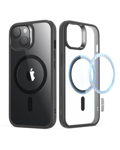 Etui do iPhone 15 Plus ESR Hybrid Case Magsafe - przezroczyste/czarne - zdjęcie 1