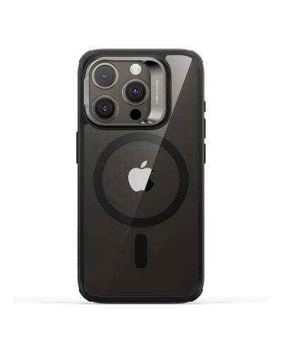Etui do iPhone 15 Pro Max ESR Classic Kickstand MagSafe - przezroczyste/czarne - zdjęcie 4