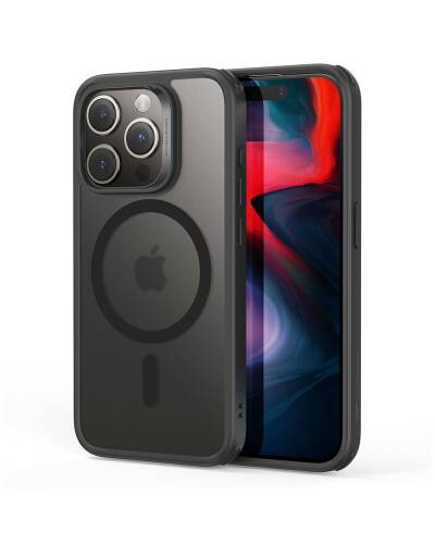 Etui do iPhone 15 Pro Max ESR Hybrid Case Magsafe - czarne - zdjęcie 1