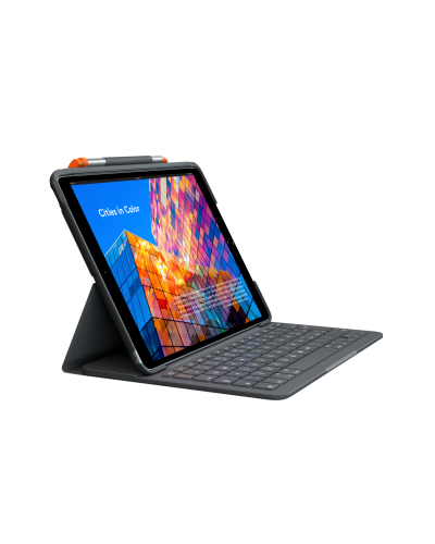 Etui z klawiaturą LOGITECH Slim Folio do iPad 10.2 - zdjęcie 1