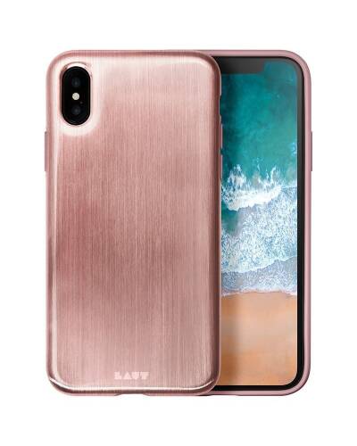 Etui do iPhone X Laut Huex Metallics - różowe - zdjęcie 1