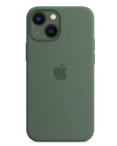 Etui do iPhone 13 mini Apple Silicone Case z MagSafe - eukaliptusowe - zdjęcie 2