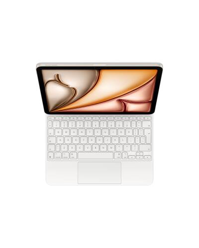 Widok z góry na klawisze MDFV4Z/A Apple Klawiatura Magic Keyboard do iPada Air 11 M3 biała Rzeszów - zdjęcie 2