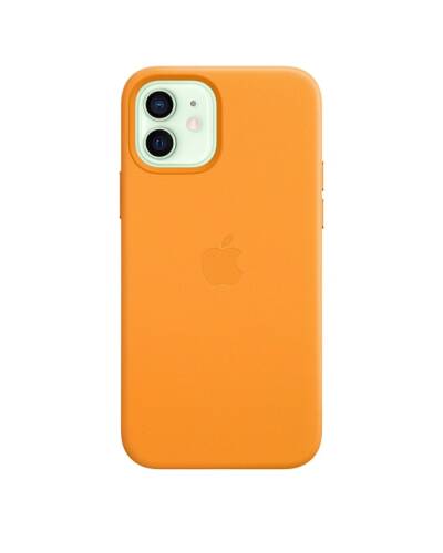 Etui do iPhone 12/12 Pro Apple Leather Case z MagSafe - kalifornijski mak - zdjęcie 2