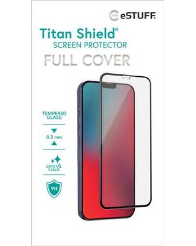 Szkło hartowane do iPhone 12 mini eSTUFF Titan Shield Full Cover - zdjęcie 1