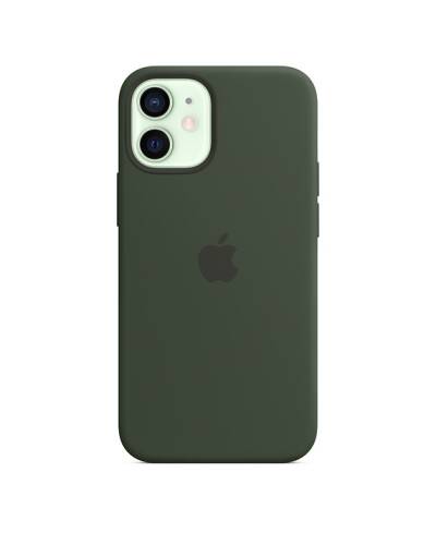 Etui do iPhone 12 mini Apple Silicone Case z MagSafe - cypryjska zieleń  - zdjęcie 2