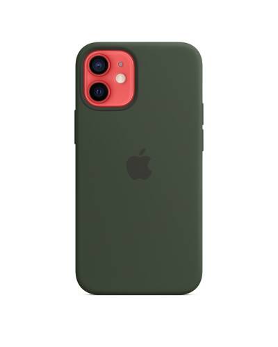 Etui do iPhone 12 mini Apple Silicone Case z MagSafe - cypryjska zieleń  - zdjęcie 3
