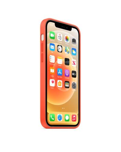 Etui do iPhone 12/12 Pro Apple Silicone Case z MagSafe - ele orange - zdjęcie 6