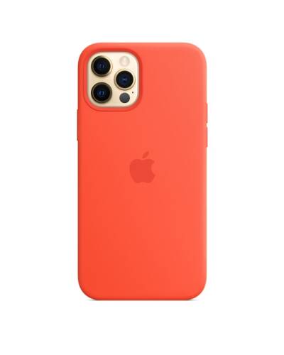Etui do iPhone 12/12 Pro Apple Silicone Case z MagSafe - ele orange - zdjęcie 5