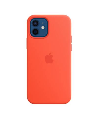 Etui do iPhone 12/12 Pro Apple Silicone Case z MagSafe - ele orange - zdjęcie 7