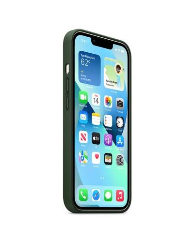 Etui do iPhone 13 mini Apple Leather Case - Sequoia Green - zdjęcie 3
