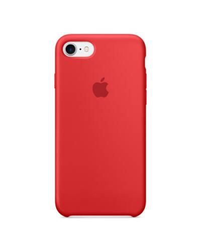 Etui do iPhone 7/8/SE 2020 Apple Silicone - czerwone - zdjęcie 2