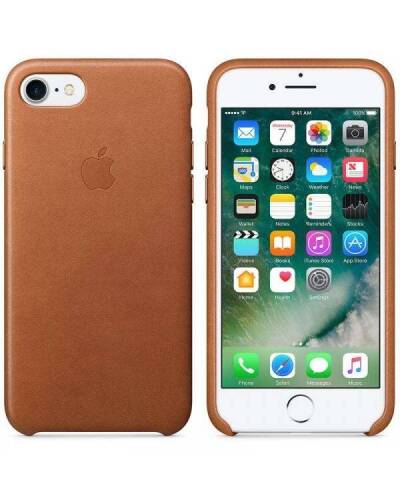 Etui iPhone 7/8 Apple Leather Case - brazowe - zdjęcie 2