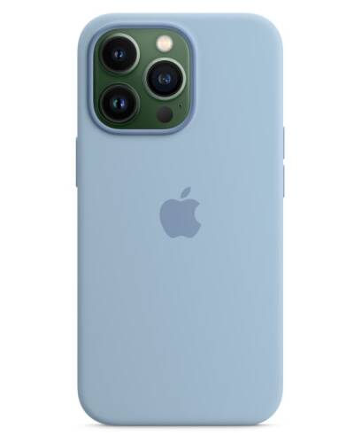 Etui do iPhone 13 Pro Apple Silicone Case z MagSafe - nibieska mgła - zdjęcie 4