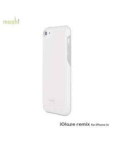 Etui do iPhone 5C Moshi iGlaze Remix - białe  - zdjęcie 1