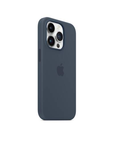 Etui iPhone 14 Pro Silicone Case z MagSafe Apple - sztormowy błękit - zdjęcie 2